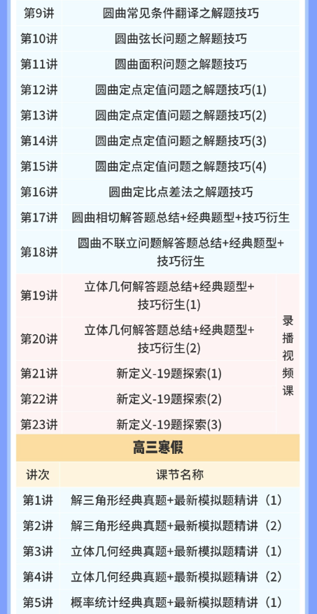 赵礼显数学2026届高三数学全年班 百度网盘